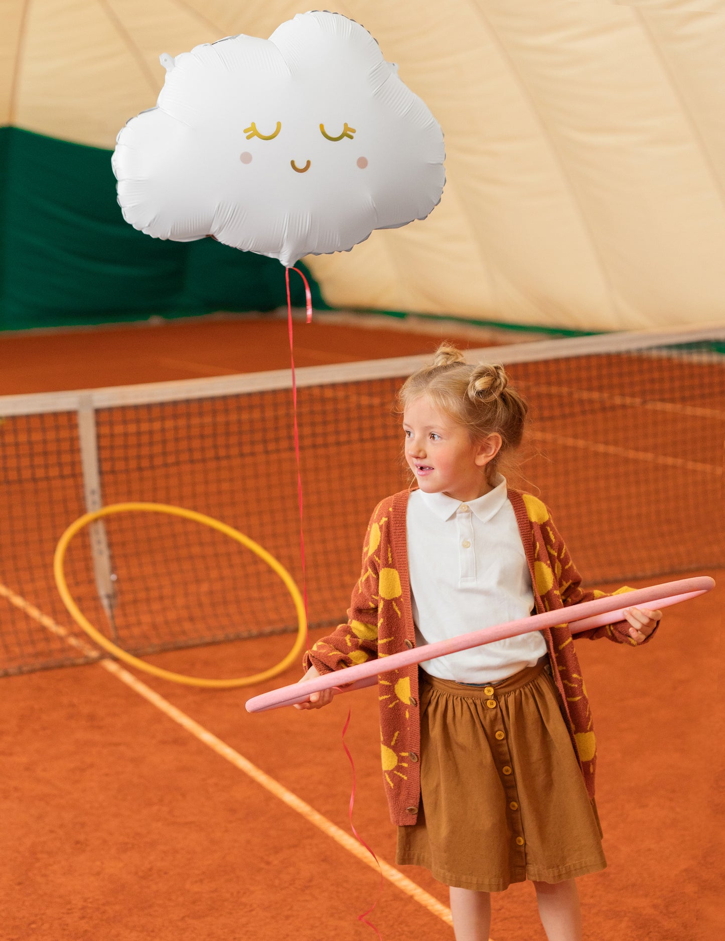 Aluminijast balon nasmejan oblak 51 x 35,5 cm