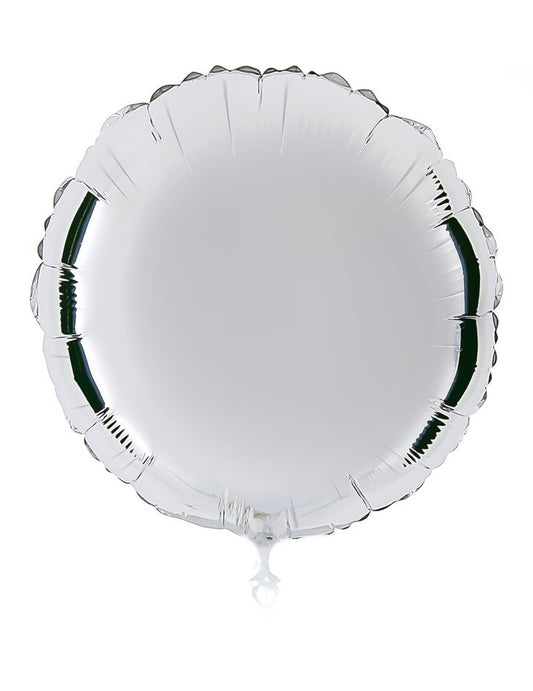 Personalizirljiv aluminijast balon brez potiska 50 cm