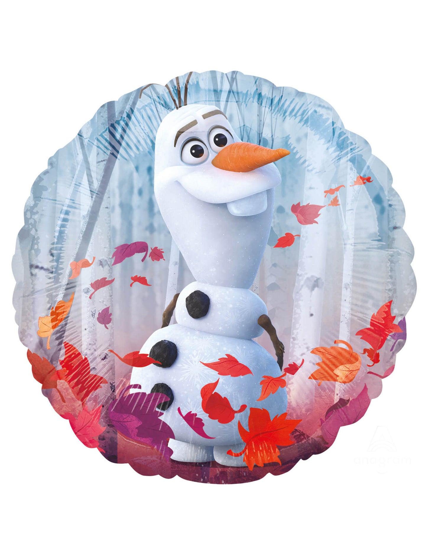 Okrogla aluminijasta žoga La Queen des Neiges 2 43 cm