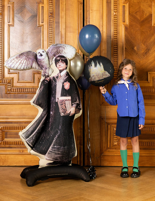 Harry Potter™ stoječi folija balon s Hedvigo 90x145 cm