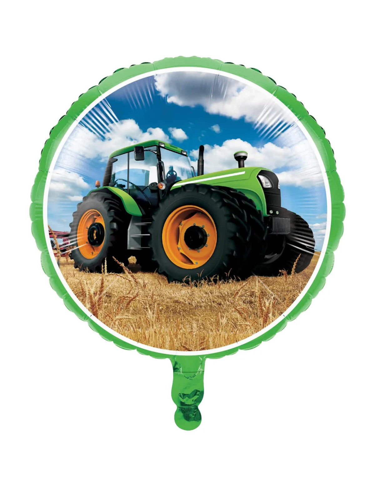 Balon traktor za kmetijo za otrok zelena