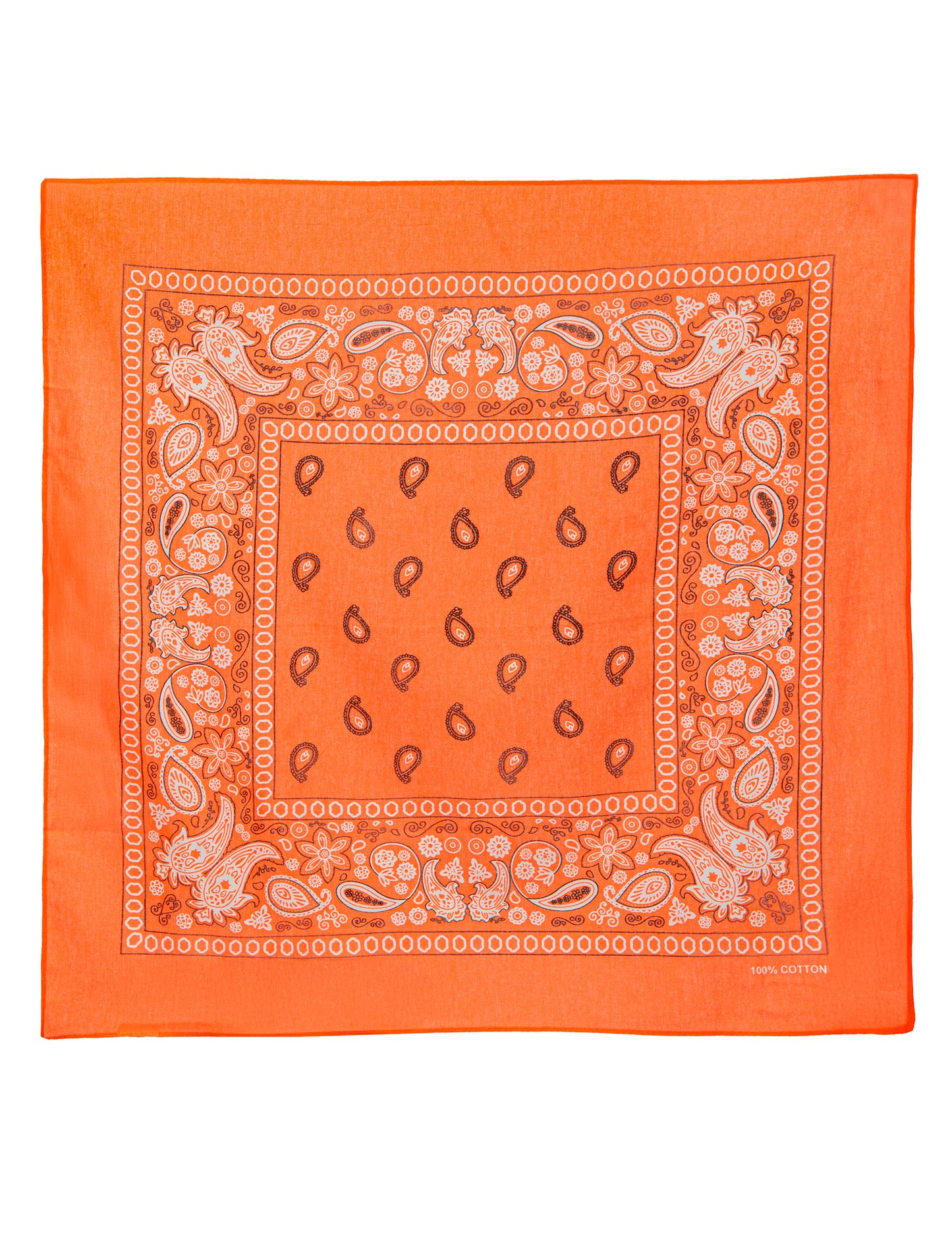 Odrasla fluorescentna oranžna bandana
