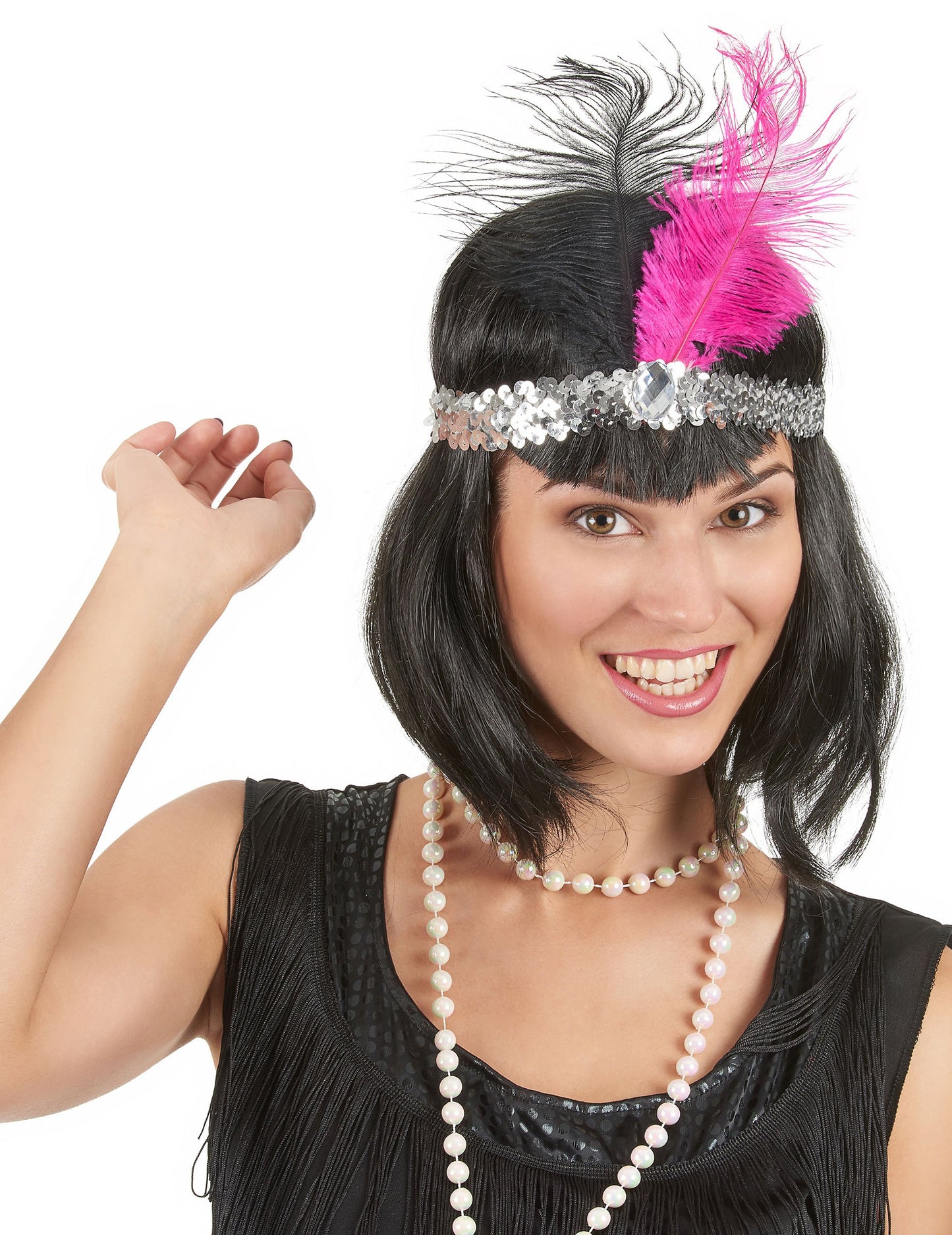 Glavni trak za odrasle s pernatimi Charleston