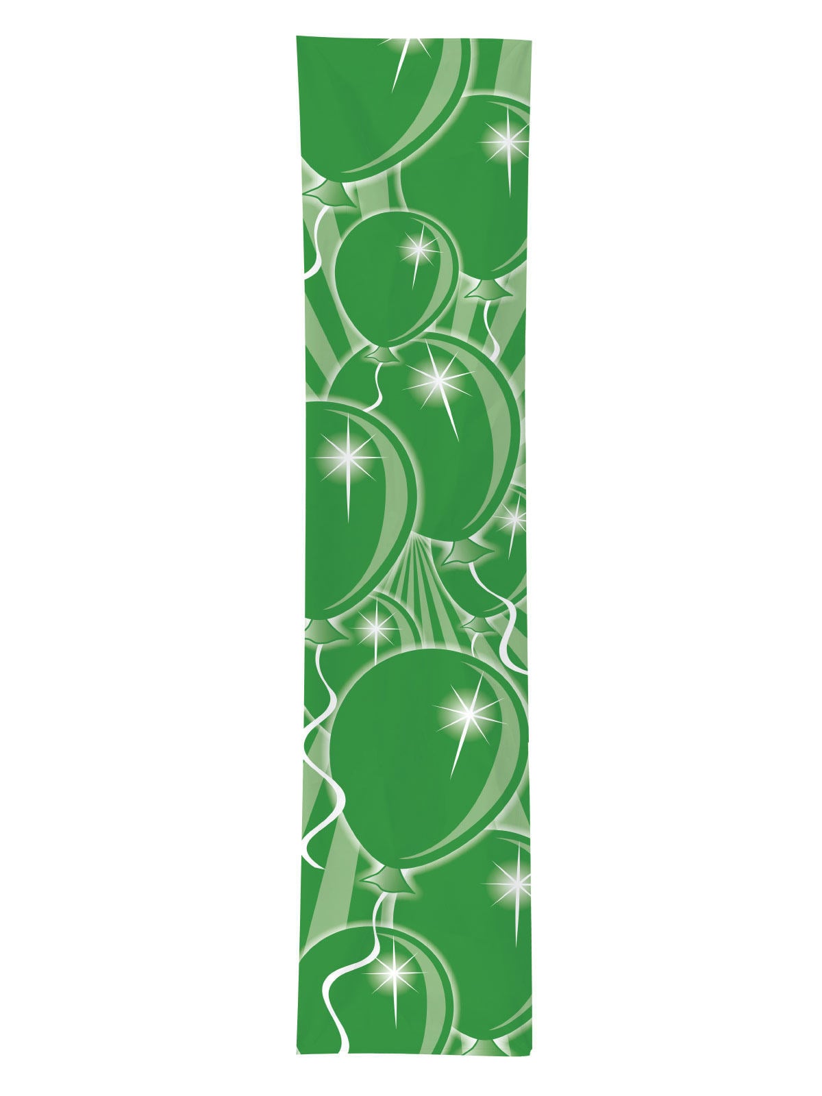 Bannière ballon pour fête d'anniversaire verte