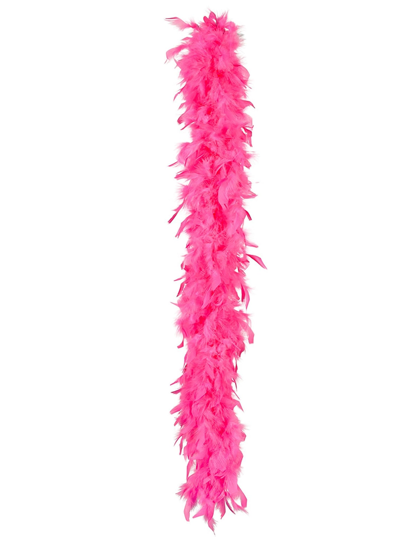 Vue d'ensemble du boa rose fluo UV pour femme 50 g