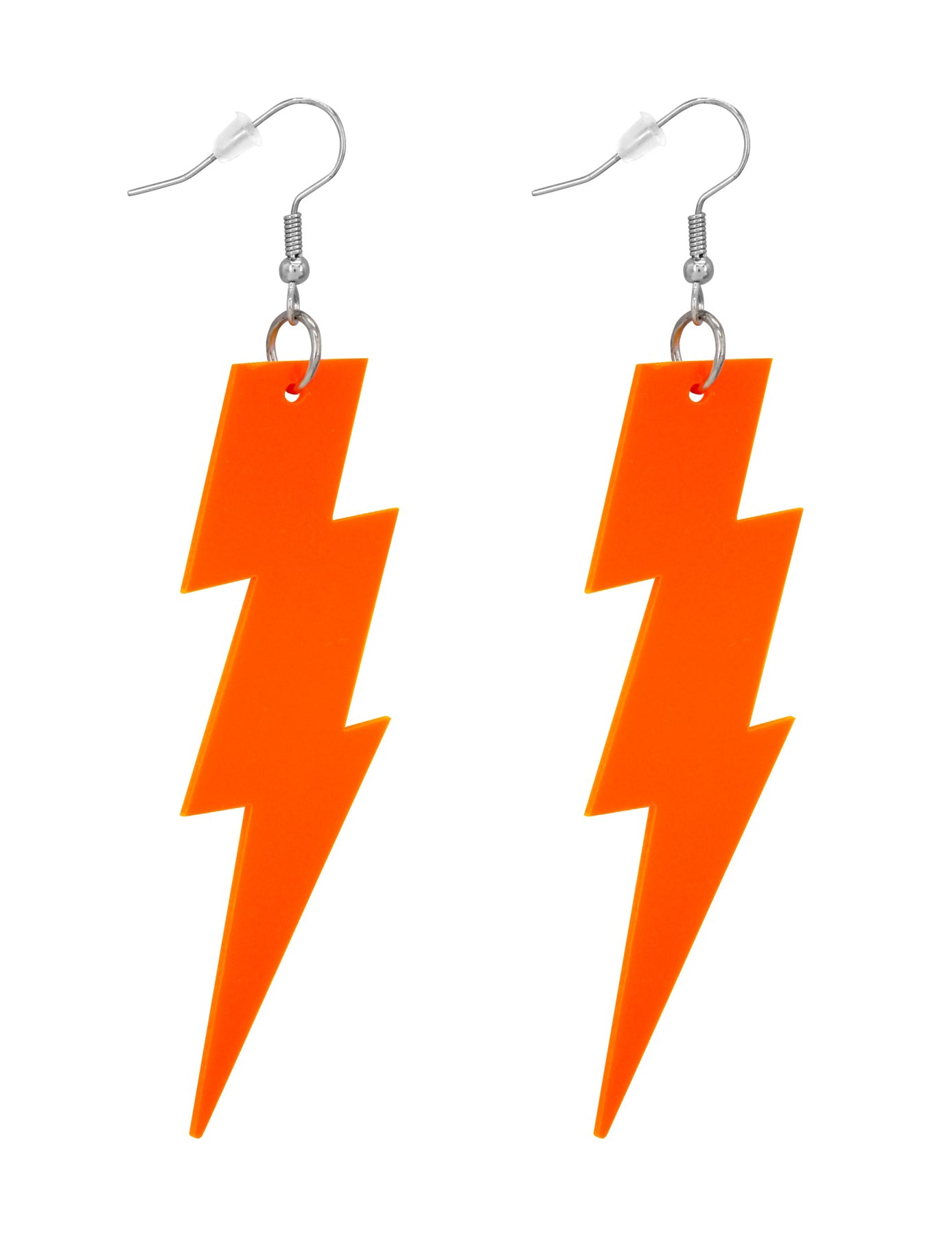 Fluo oranžni oranžni uhani