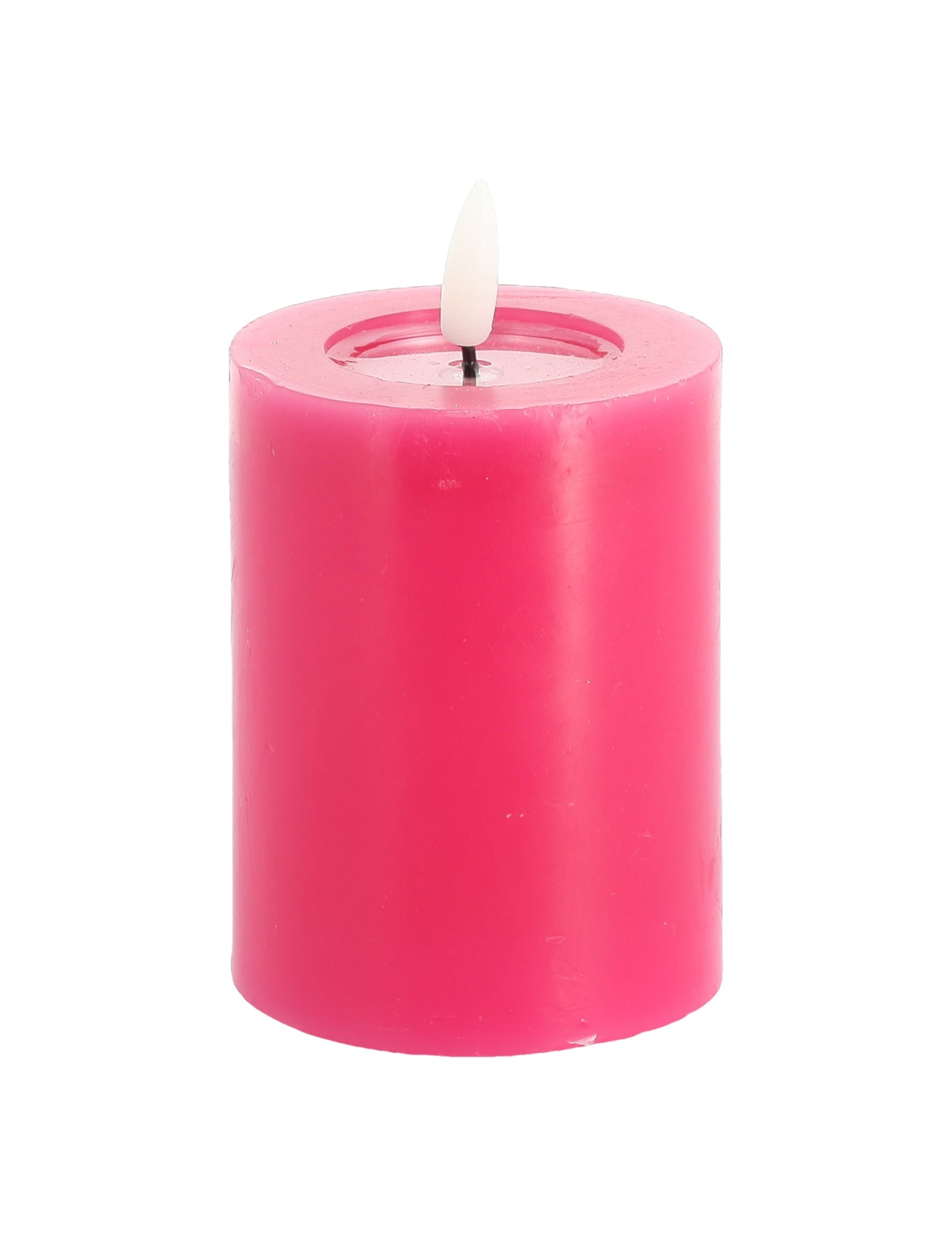 Bougie LED pour décoration rose