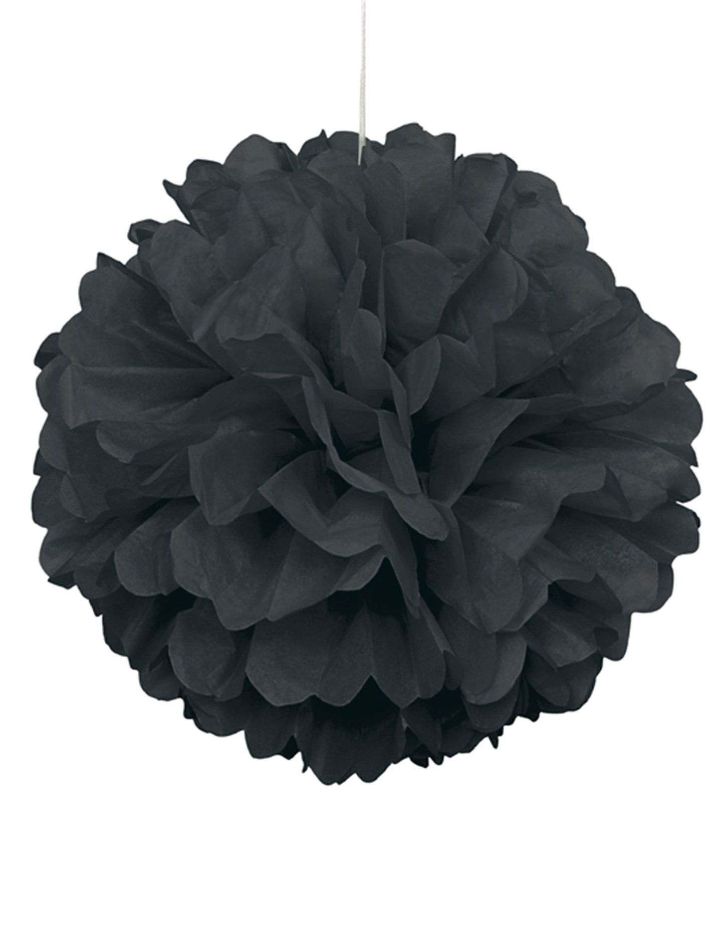 Črna dekorativna krogla 40 cm