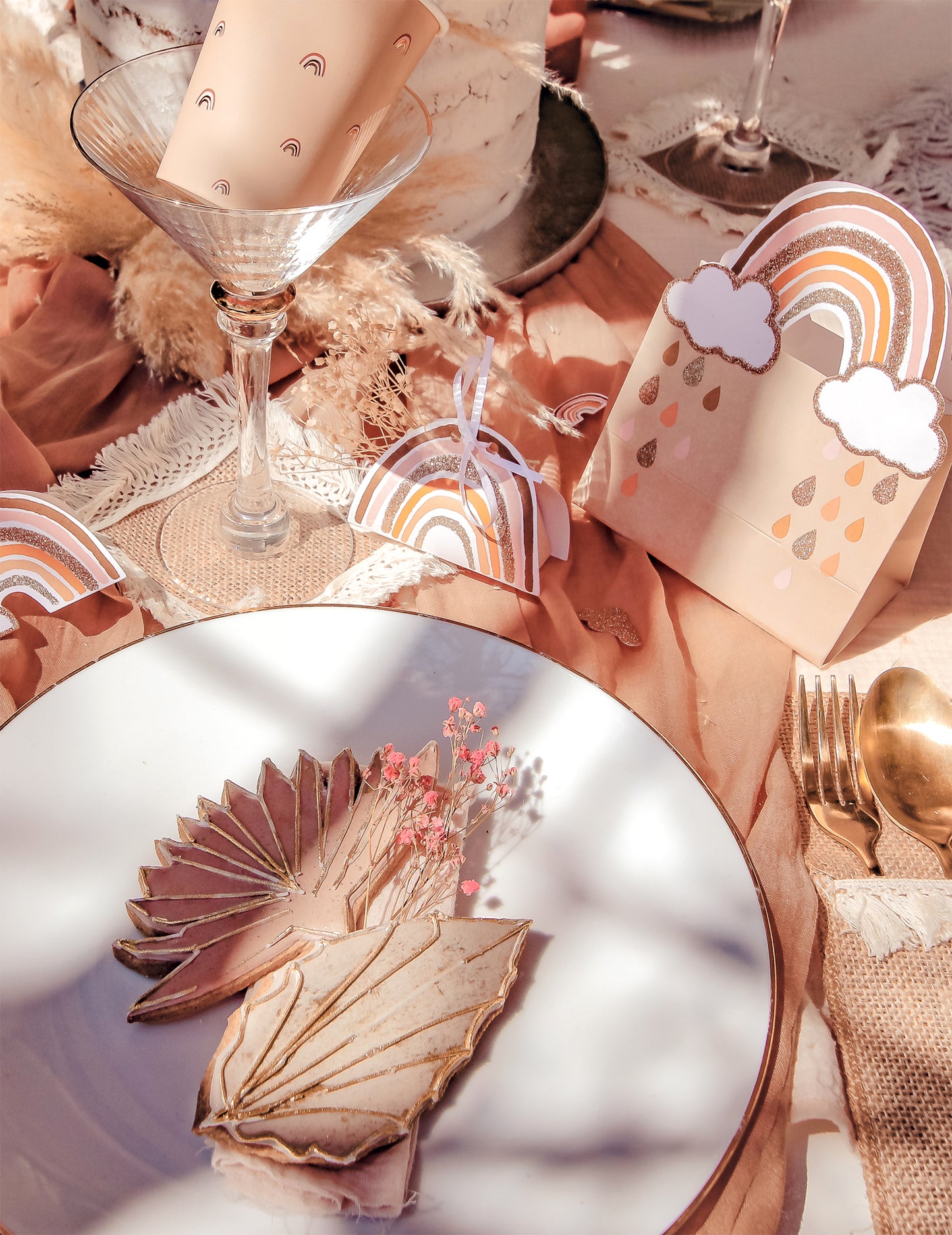 Šopek posušenih rožnatih gipsofil 25g za dekoracijo