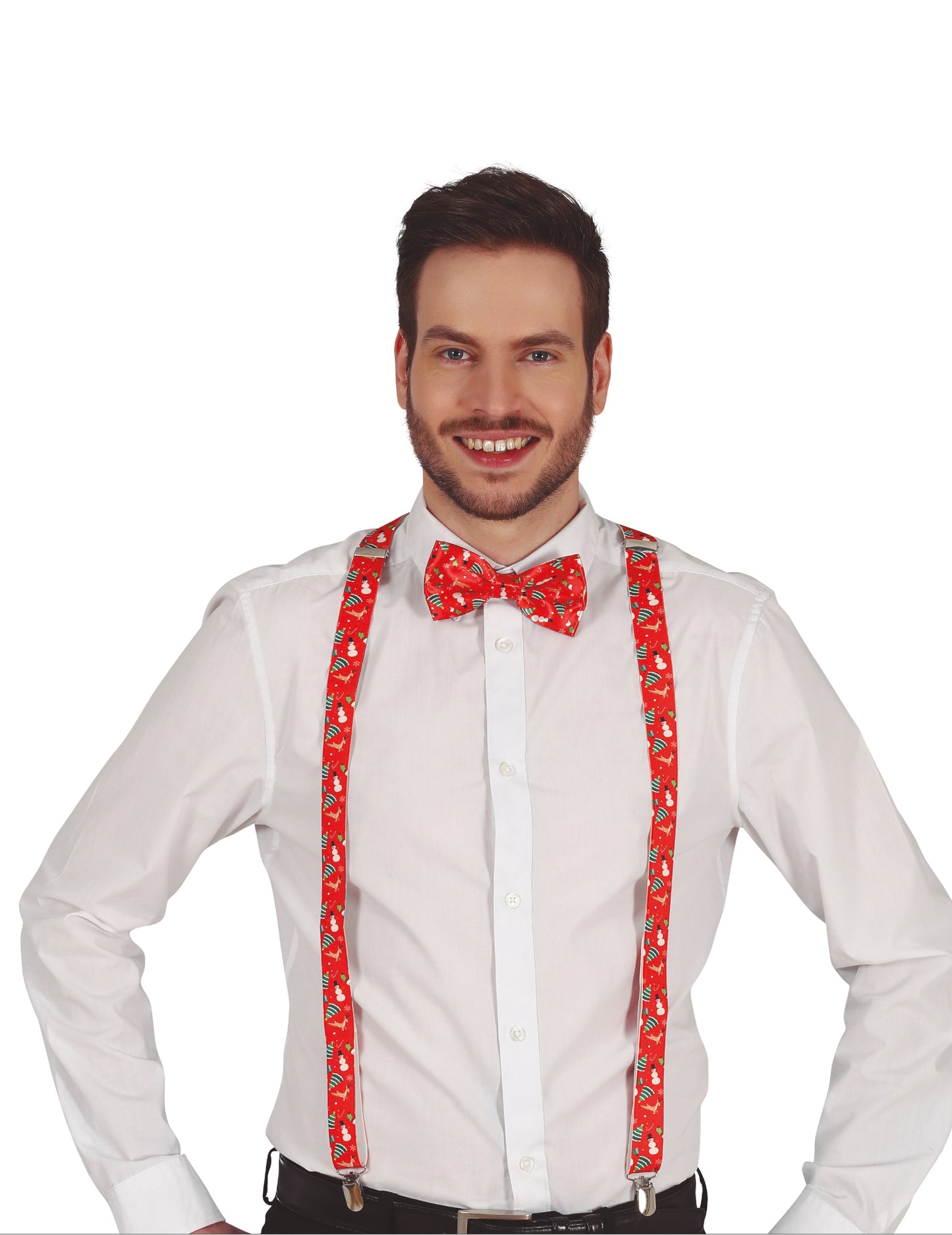 Odrasli božični rdeči pasovi