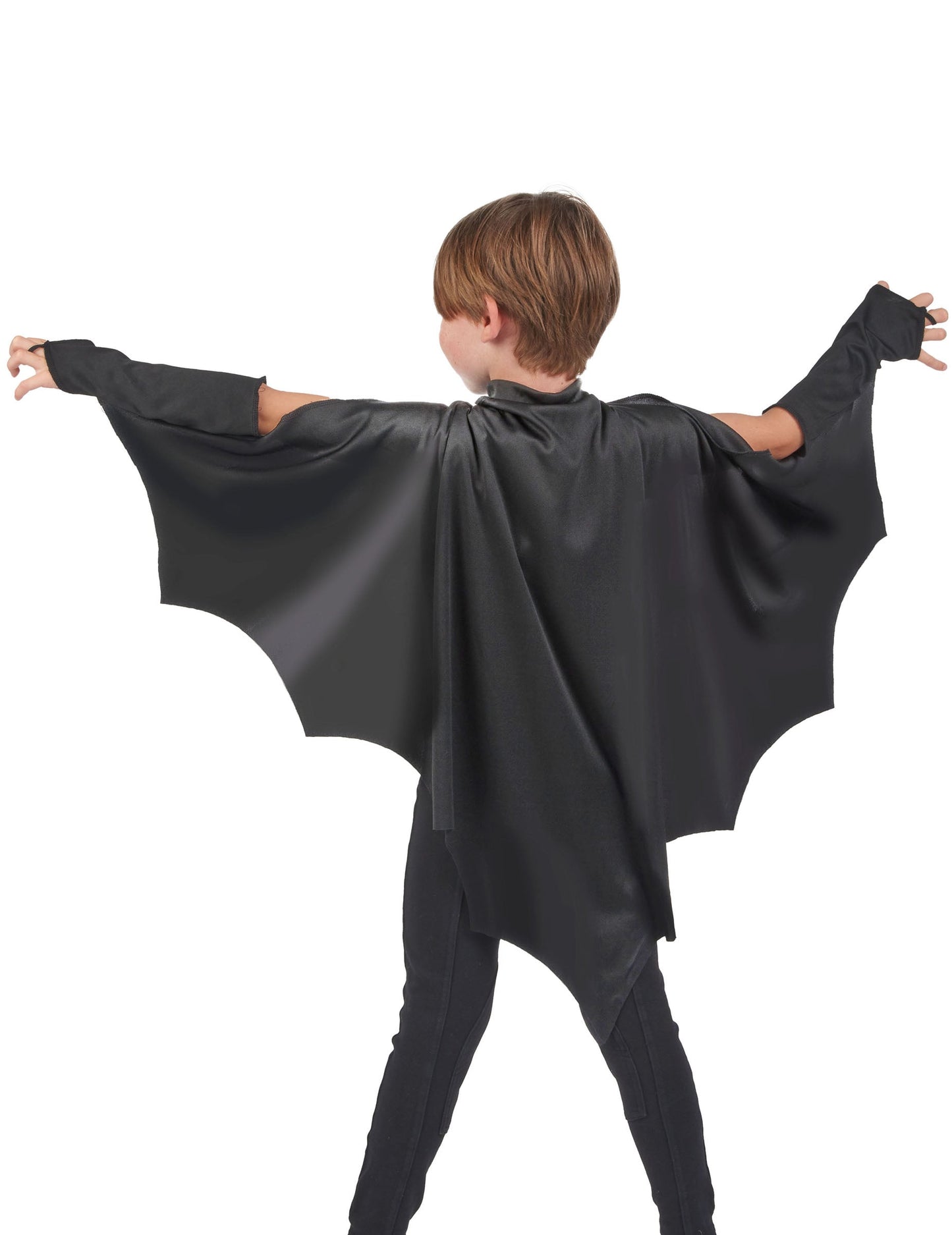 Vue de dos de la cape vampire chauve-souris pour enfant