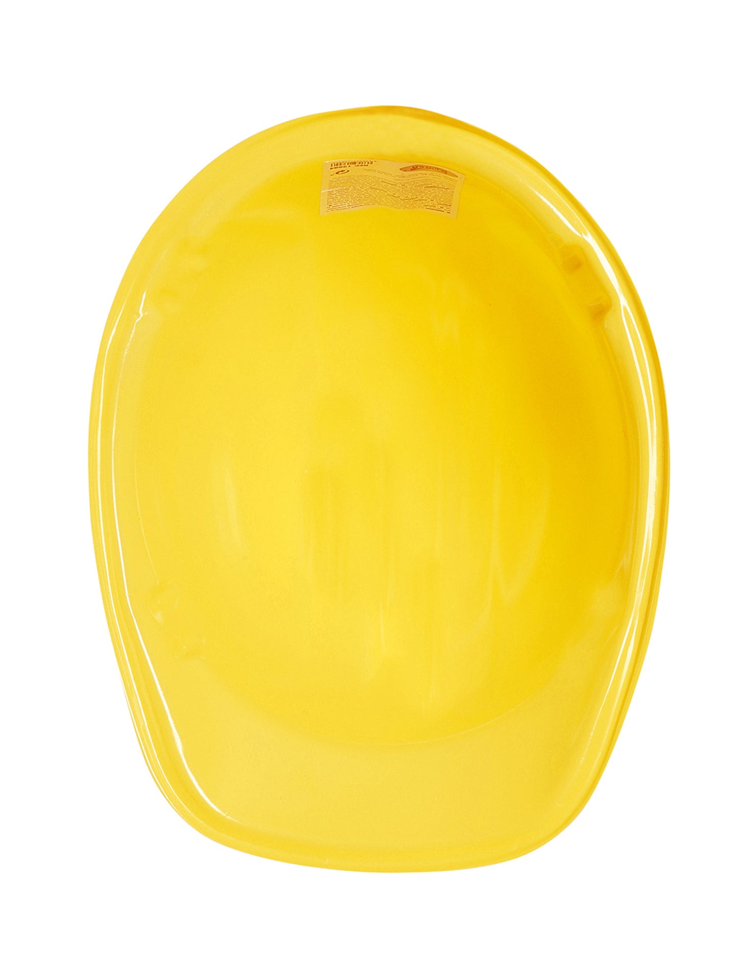 Vue de l'intérieur du casque d'ouvrier du bâtiment pour enfant