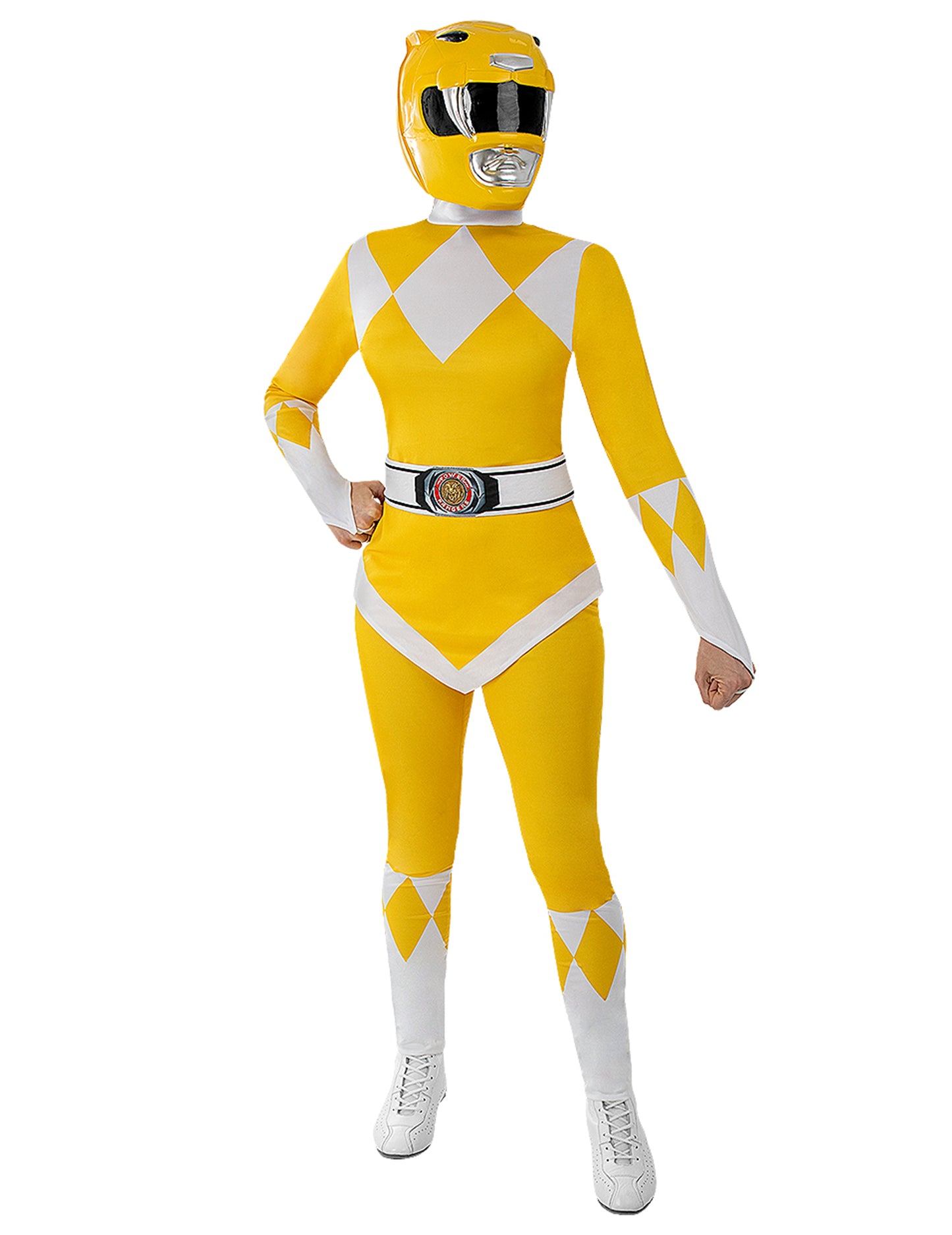Rumena čelada Power Ranger™ za odrasle