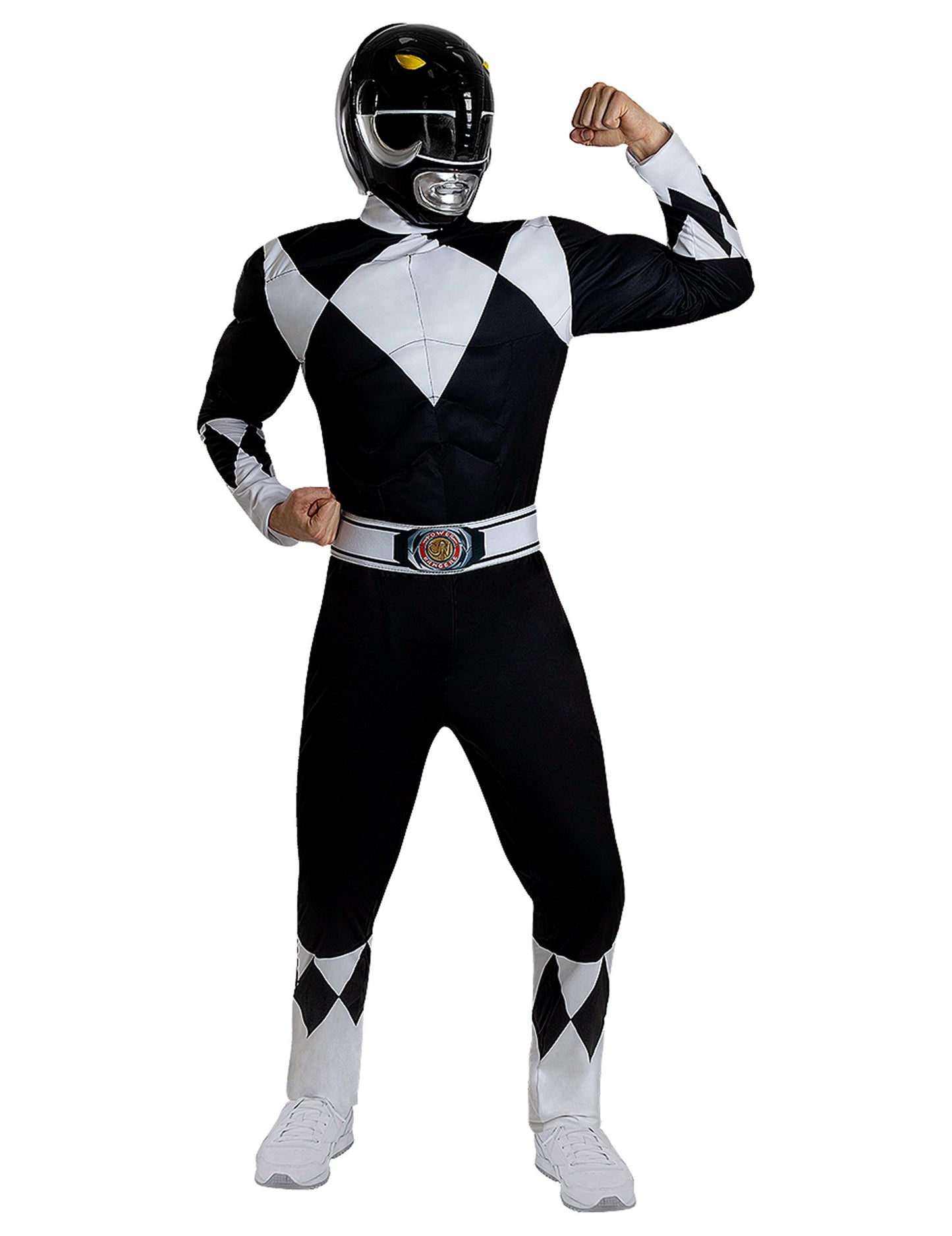 Črna čelada Power Ranger za odrasle