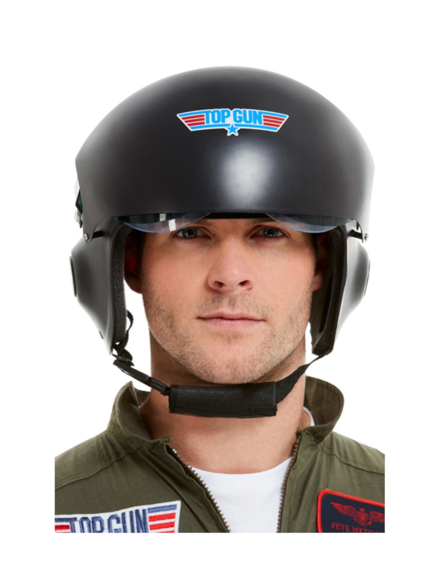 Top Gun Deluxe Črna čelada za odrasle