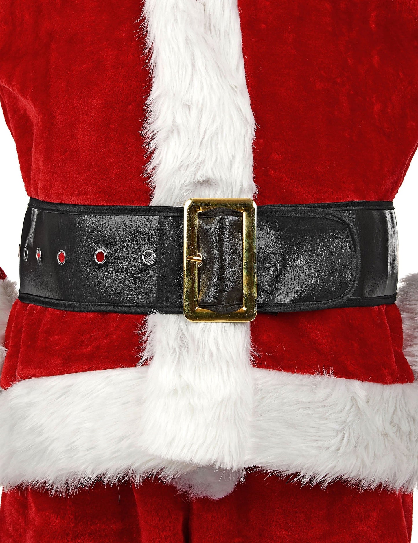 Podrobnosti o sponki in luknjicah širokega črnega pasu za odrasle