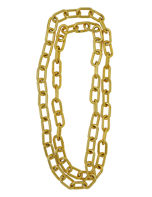 Vue de la longueur de la chaine grosse maille pour adulte