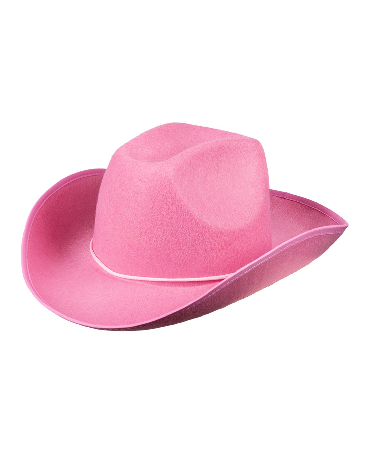 Chapeau cowboy rose adulte