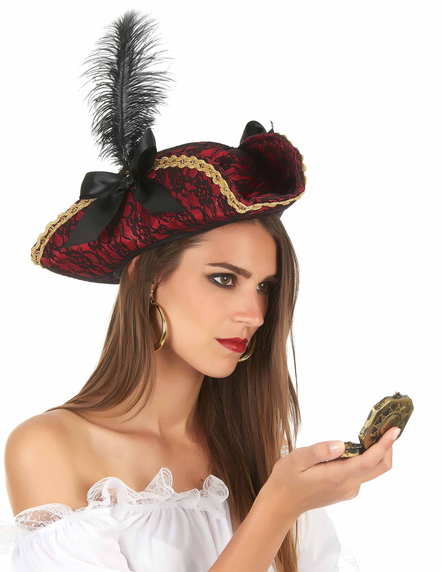 Rdeči klobuki z odraslim perjem