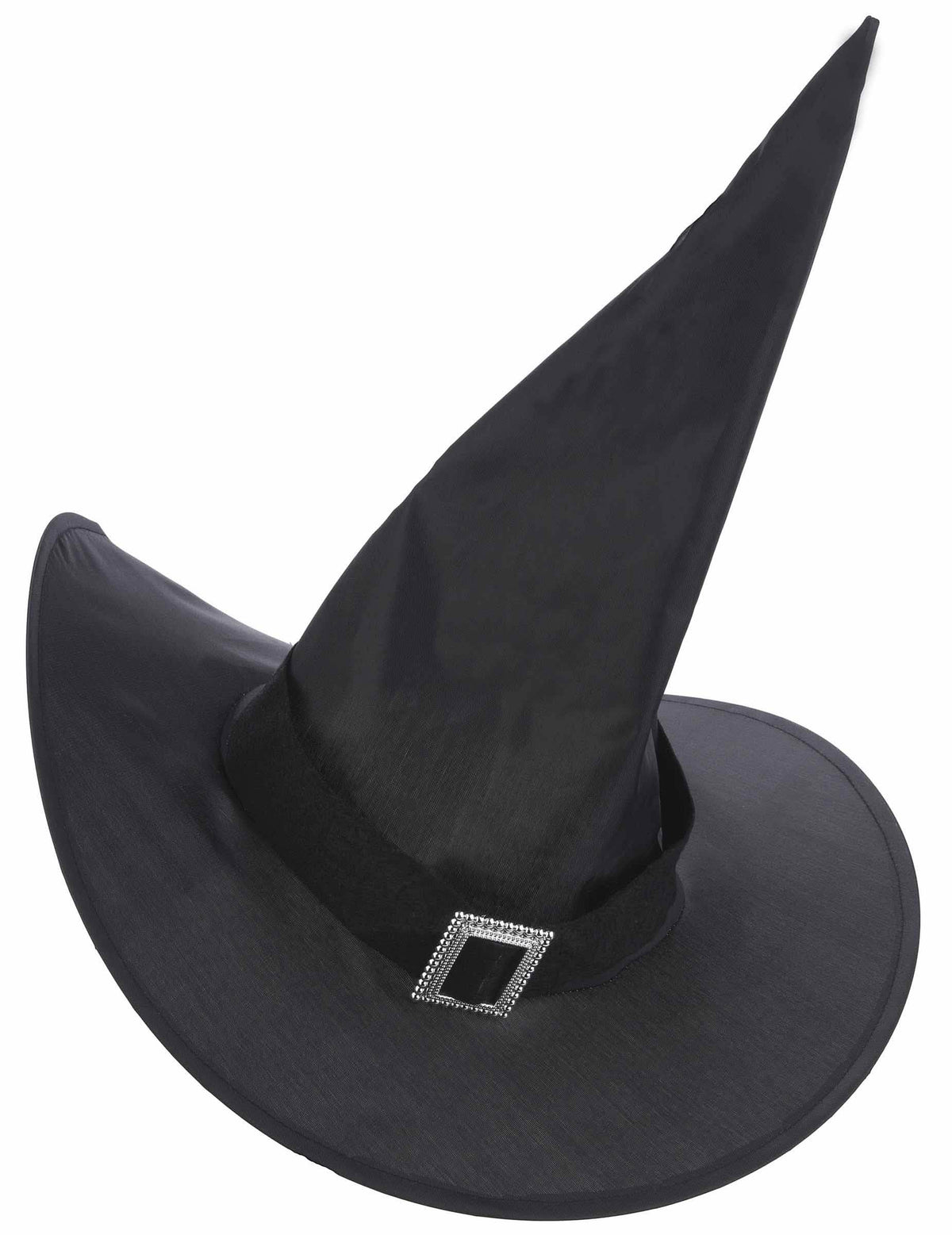 Pogled s profila na čarovniški klobuk z zaponko za odrasli halloween