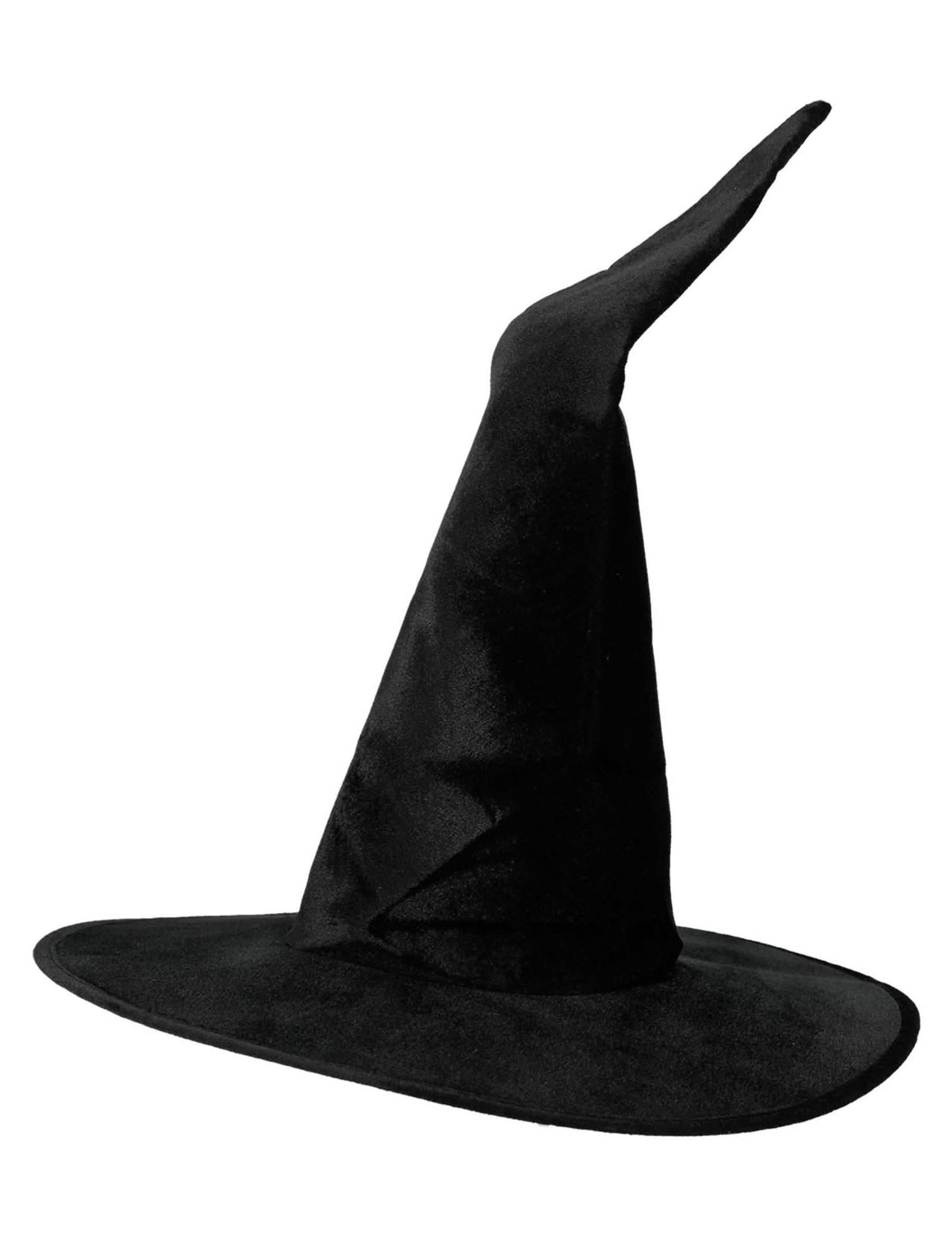 Pogled od treh četrtin na halloween čarovniški klobuk