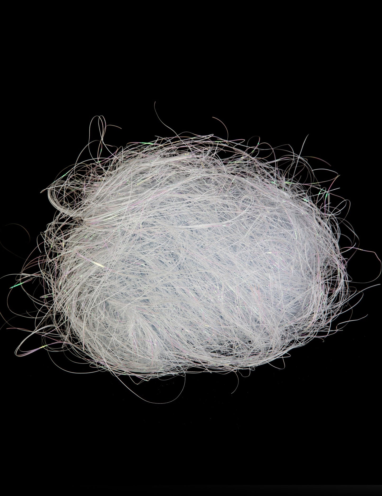 Okrasek za božično drevo iz belih angelskih las, 50 gramov