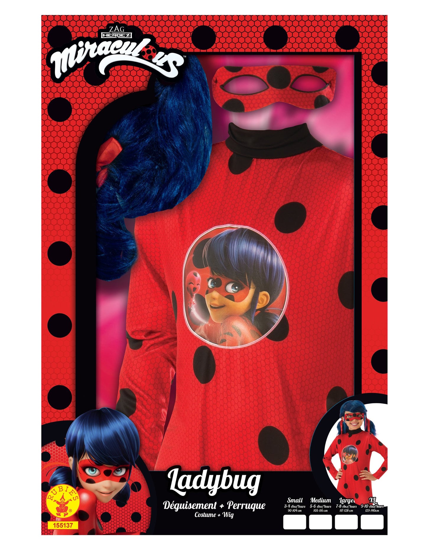 Klasična preobleka Ladybug Girl's