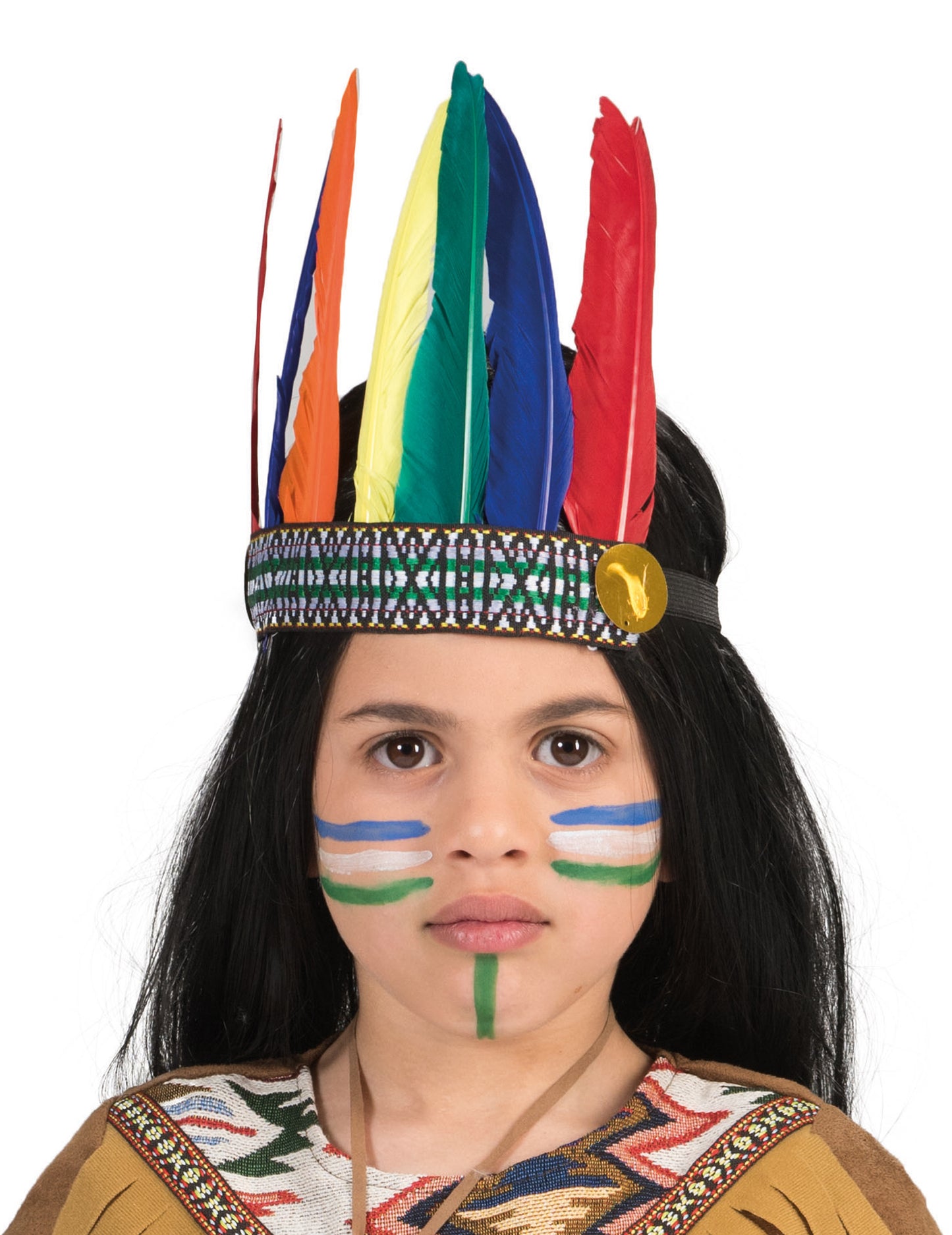 Otroška barvita indijska kapica