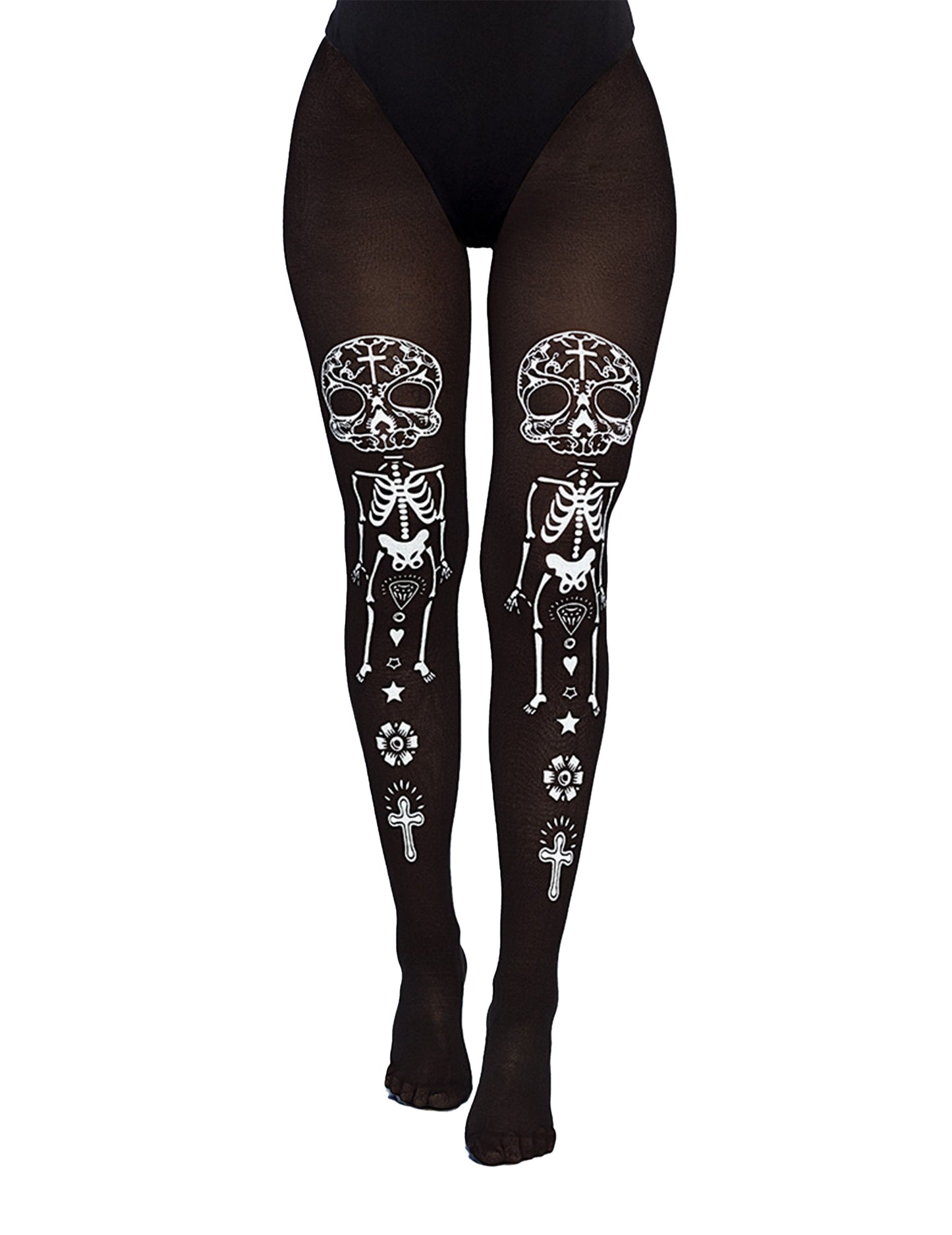 Odrasli in beli okostje odraslih Dia de los Muertos