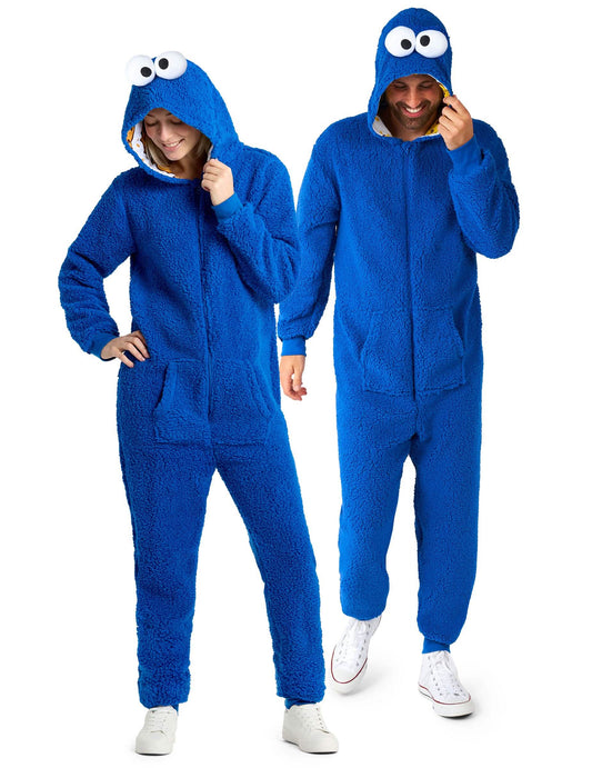 Kostum Cookie Monster Sesame Street™ za odrasle