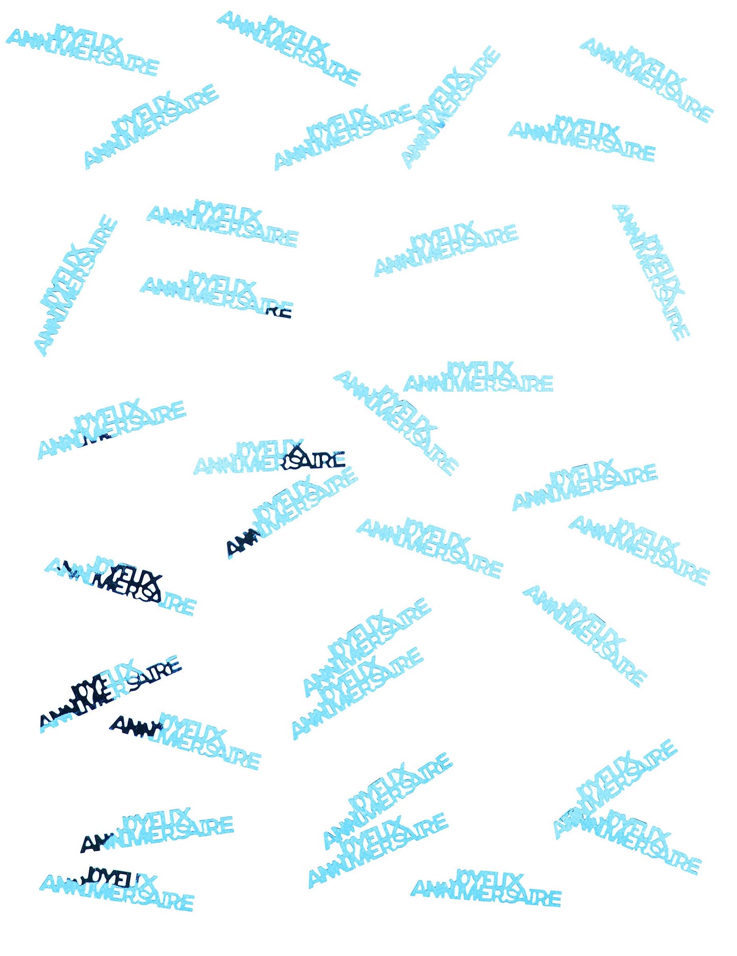 Turkizni leseni namizni konfeti za rojstni dan 15g, 5.5 cm