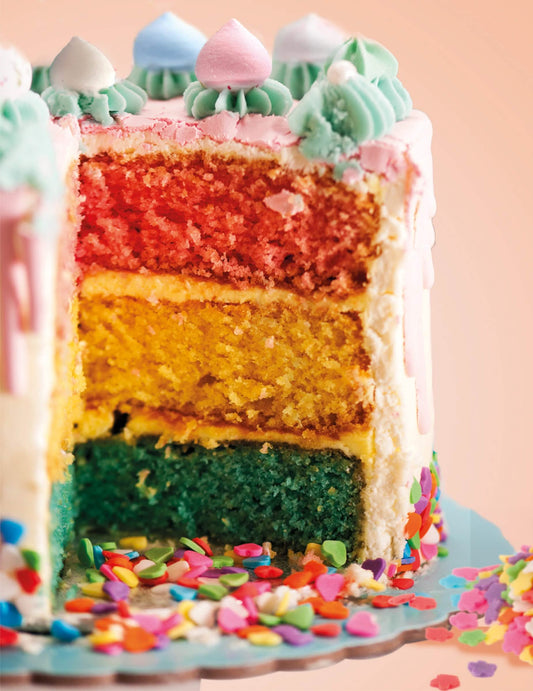 100 g večbarvnih zvezdastih sladkornih konfetov za torte