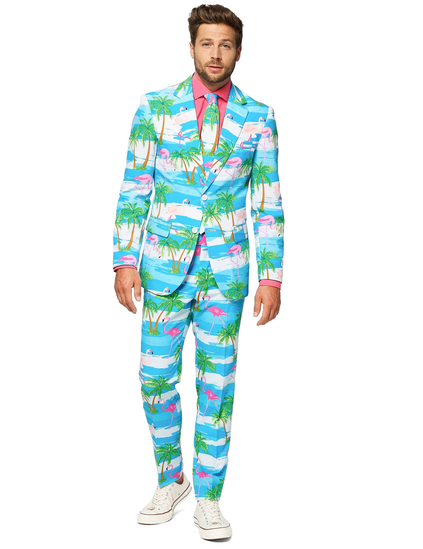 Kostum g. Flamingo Man je nasprotoval