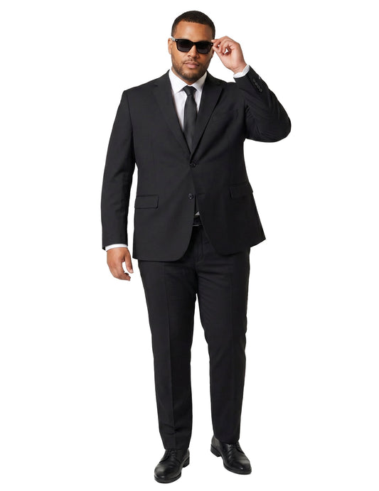 Moška črna obleka Suitmeister™ Mr. Solid