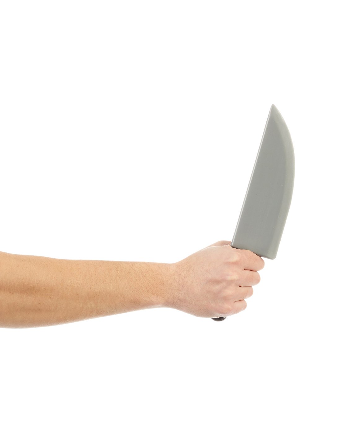 Nož, ki ga drži roka, plastični kuhinjski nož za noč čarovnic