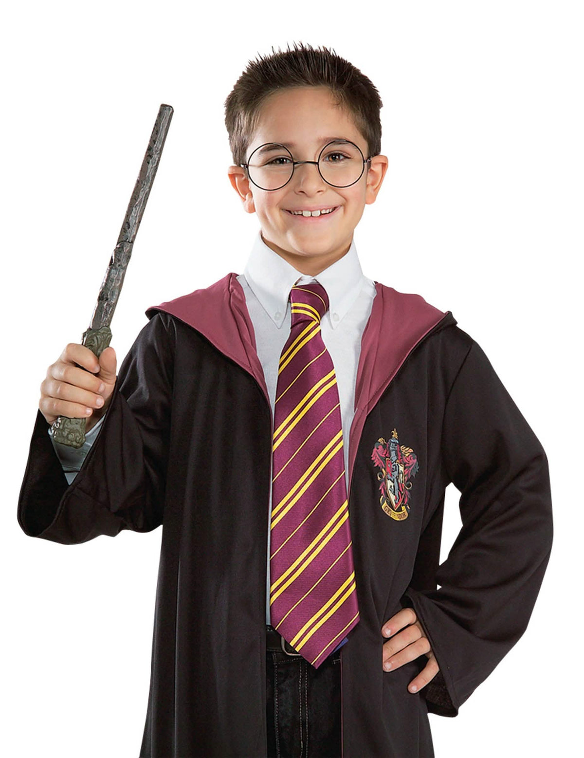 Kravata Harry Potter za otrok bordo in rumena Gryffindor