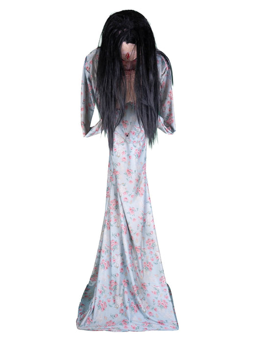 Animirana dekoracija zombi, ki žre možgane, 200 cm