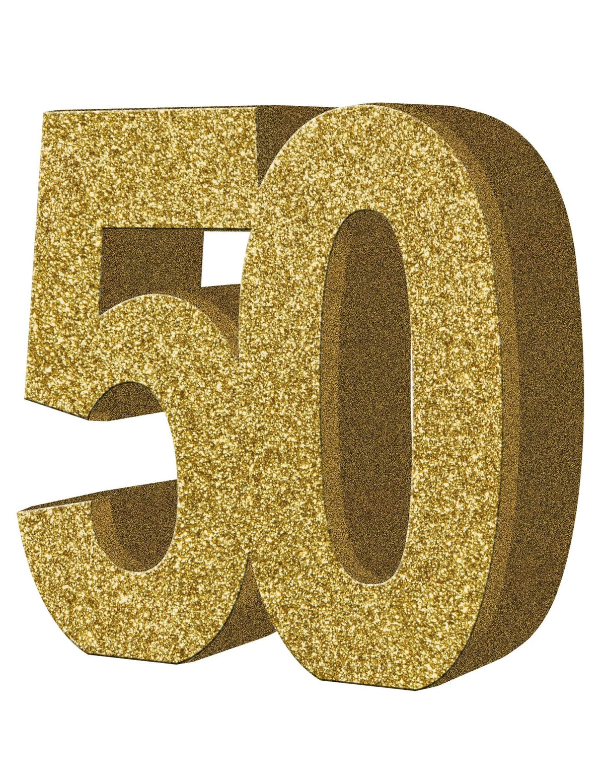 dekoracija mize 50 let zlata bleščeča