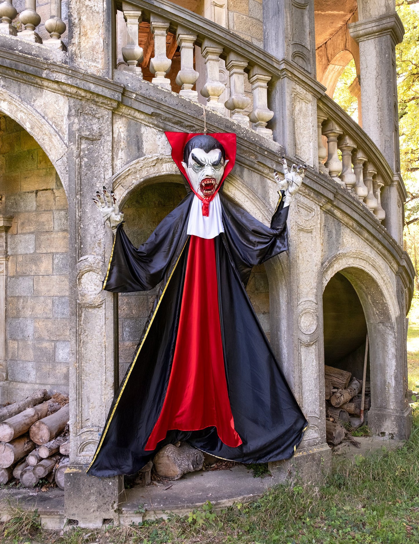 Velika viseča vampirska nočna dekoracija 3,20 m