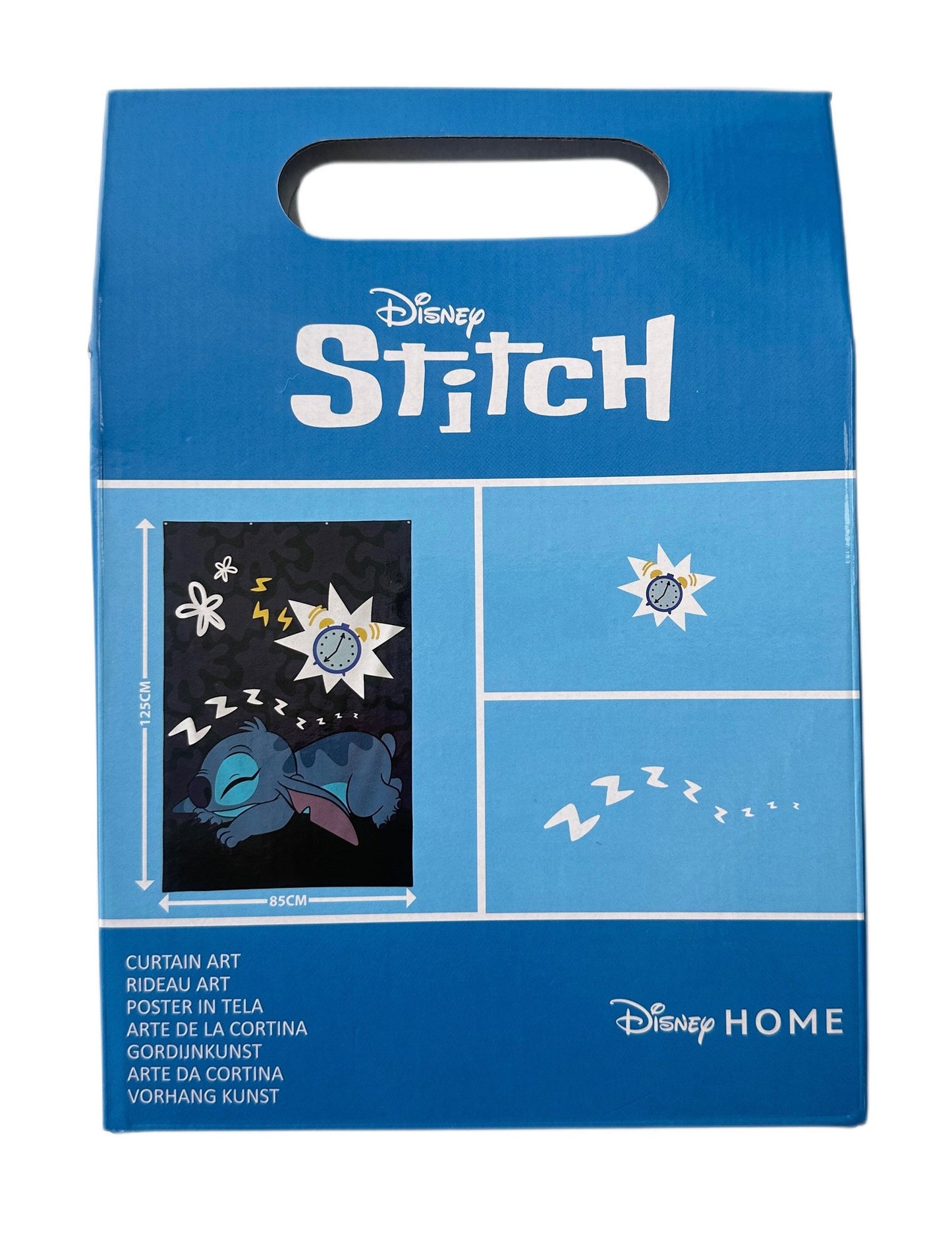 Stenska dekoracija Stitch™ speči 125×85 cm z kovinskimi ušesci