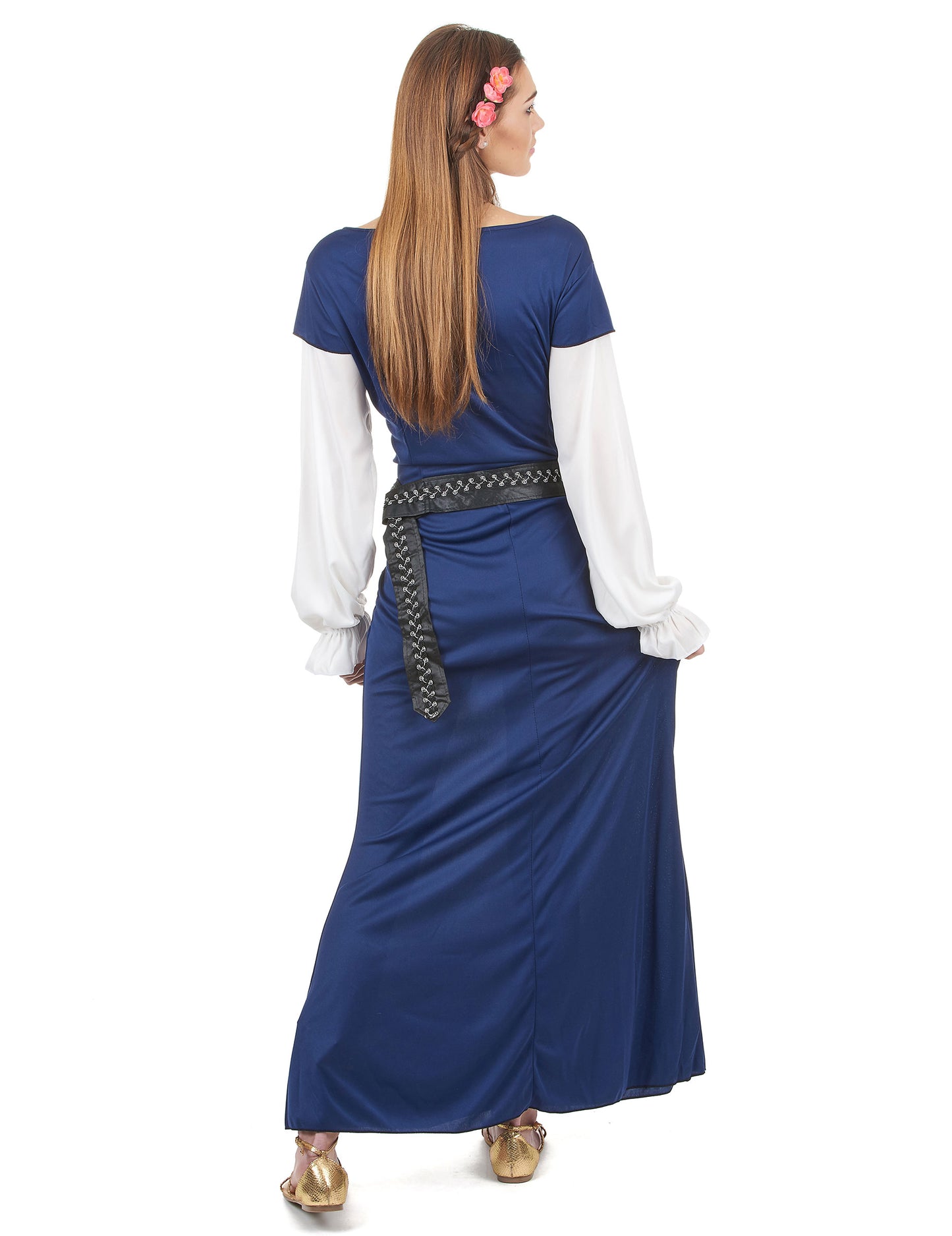 Bavarska preobleka Bleue Ženska modra obleka