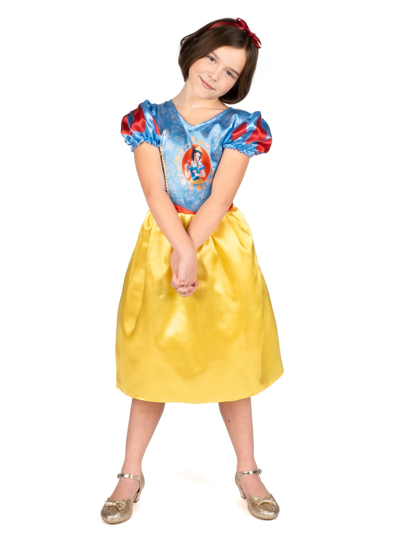 Osnovna deklica snežno bele kostume