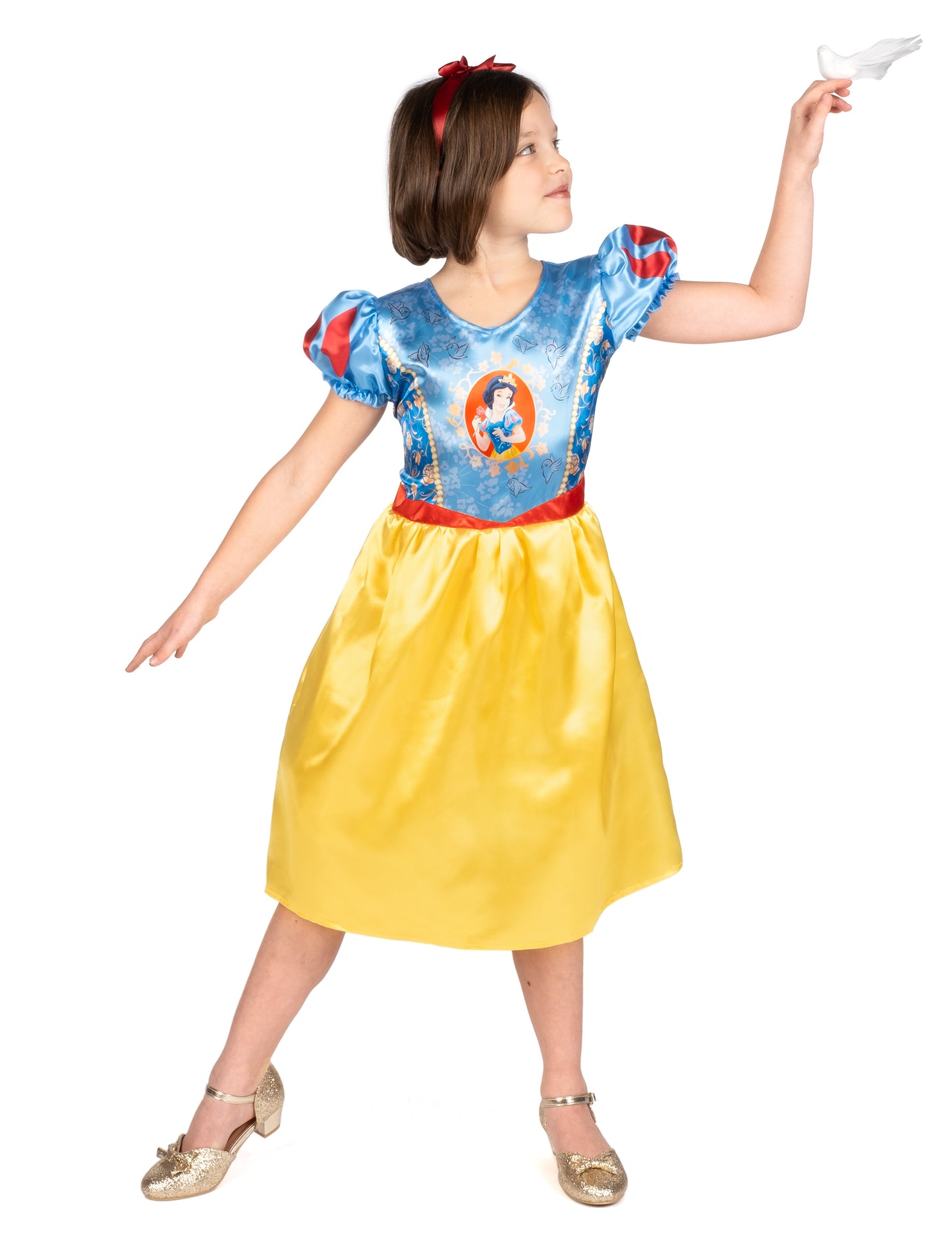 Osnovna deklica snežno bele kostume