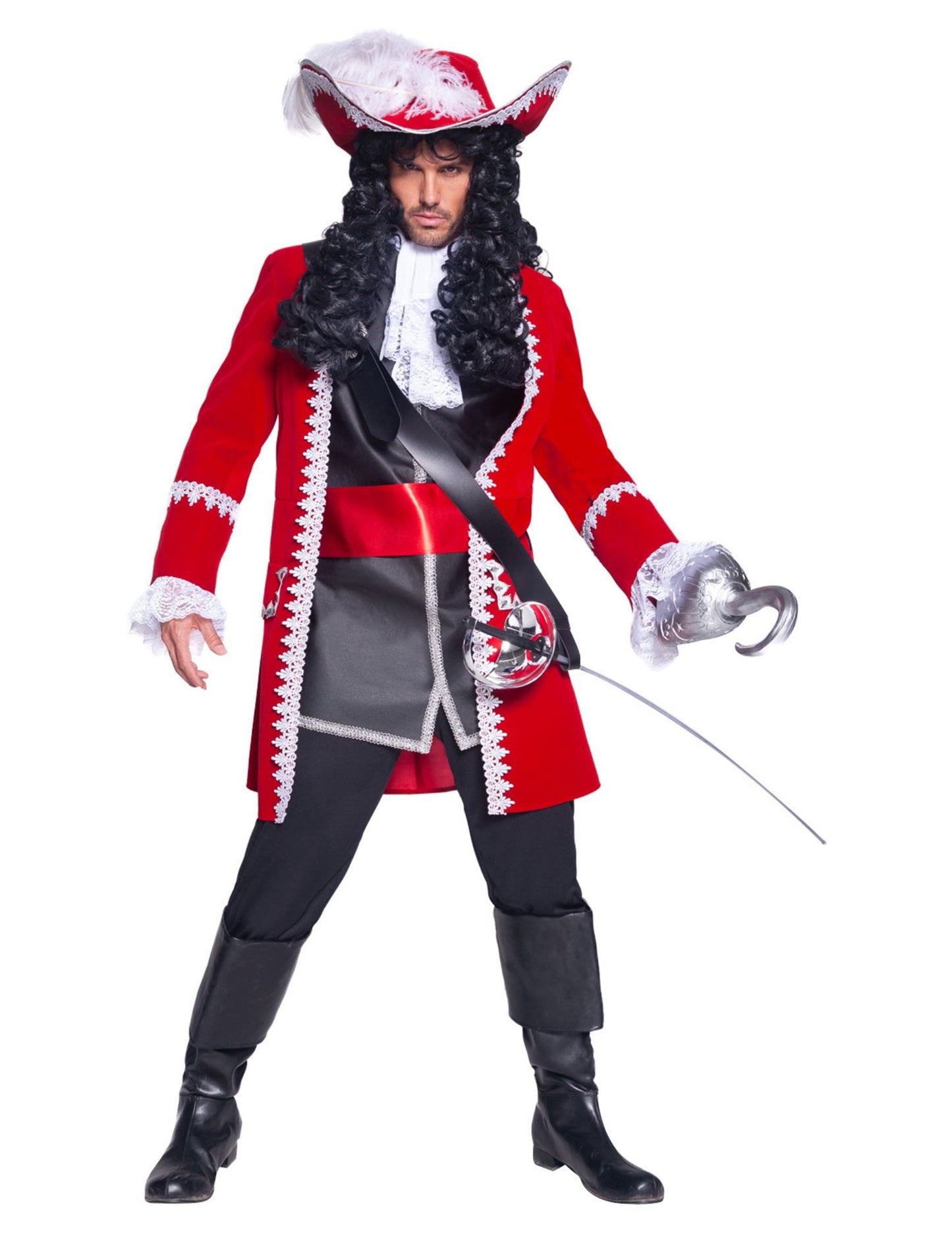 Kapitan kapetan Pirate Red Luxury Man