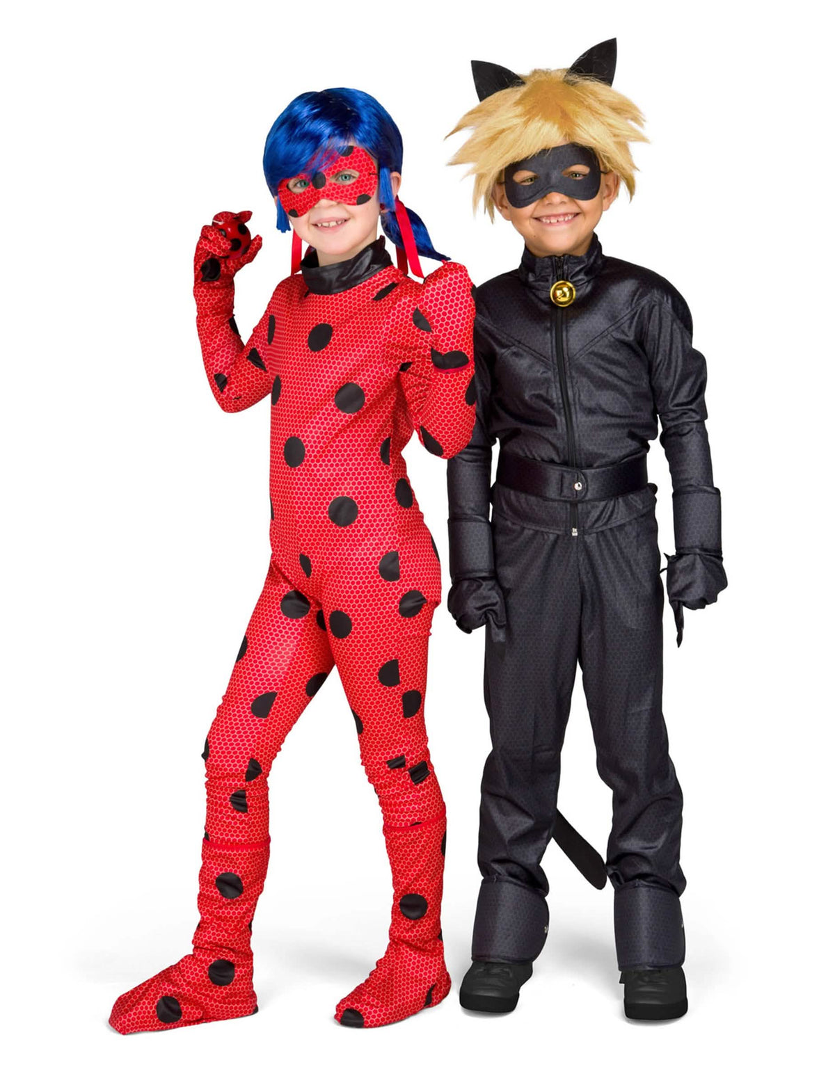 Uvod v prizor z Ladybug v celotni preobleki mačke črna Miraculous™