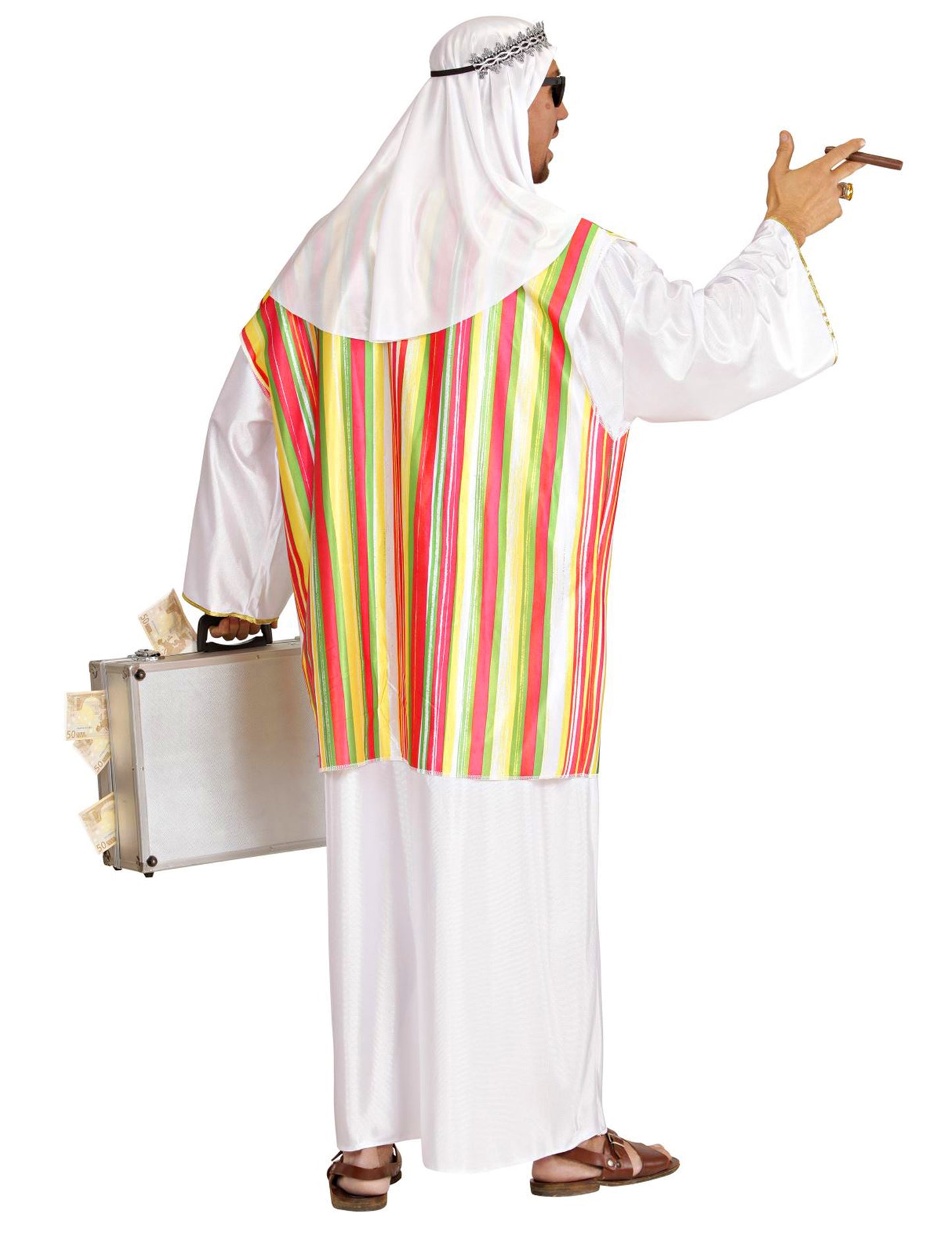 Obarvana arabska arabska preobleka