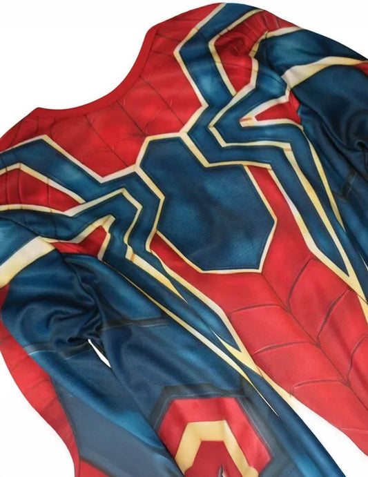 Détail de l'emblème araignée du déguisement classique Iron Spider Infinity War™