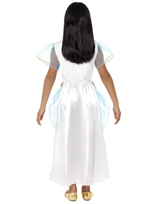 Vue de dos du déguisement Cléopâtre luxe pour fille