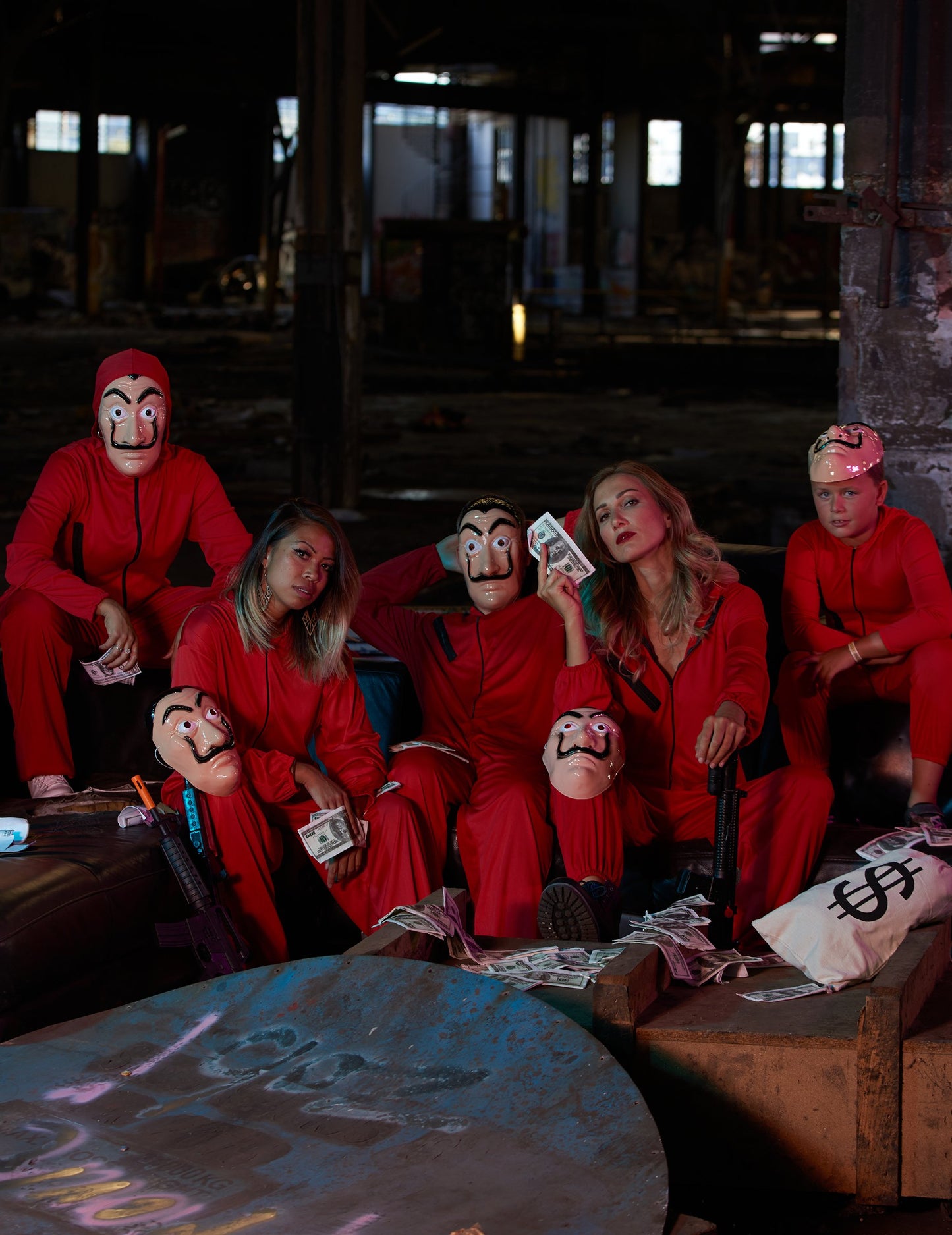 Otroška kombinacija rdečega tatova preobleka