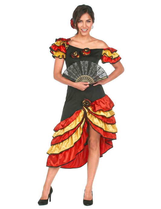Flamenco ženska plesalka kostum